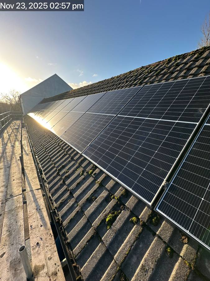 Solar panel installation